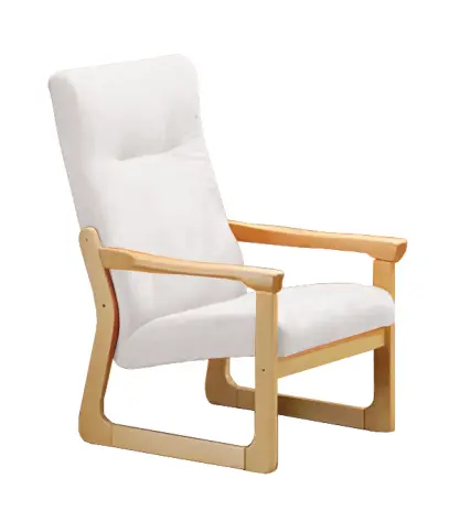 BE - 1 křeslo, koženka ROXA 0.01 - koženka bílá